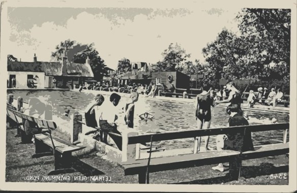 swimming pool, Letham glen